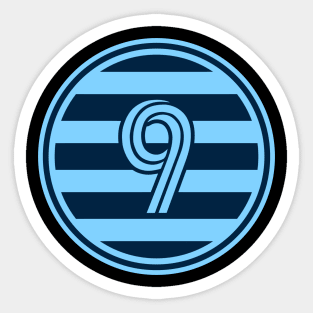 The Alan Pulido Number 9 Jersey Sporting Kansas City Sticker